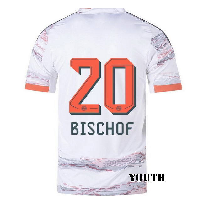 2025/26 Tom Bischof #20 Away Youth Soccer Jersey