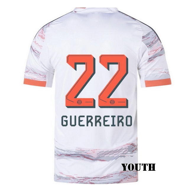 2025/26 Raphael Guerreiro #22 Away Youth Soccer Jersey