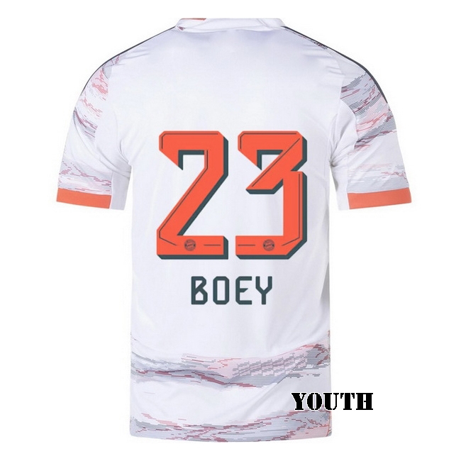 2025/26 Sacha Boey #23 Away Youth Soccer Jersey