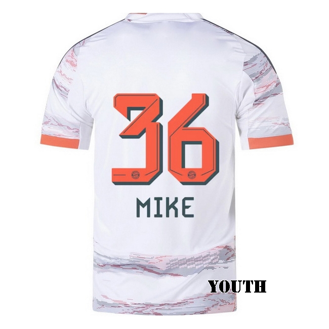 2025/26 Wisdom Mike #36 Away Youth Soccer Jersey