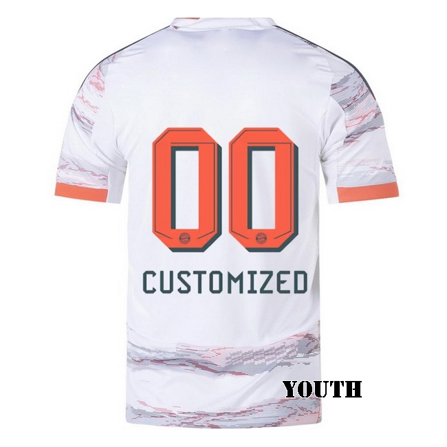 2025/26 Customized A #00 Away Youth Soccer Jersey