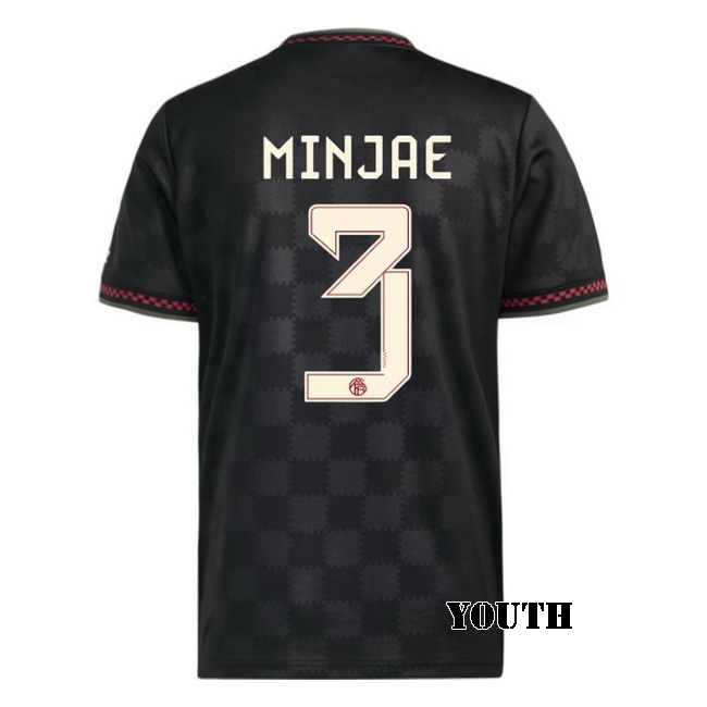 2025/26 Min-jae Kim #3 Third Youth Soccer Jersey