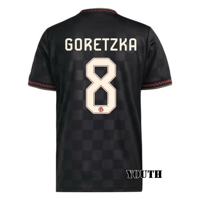 2025/26 Leon Goretzka #8 Third Youth Soccer Jersey