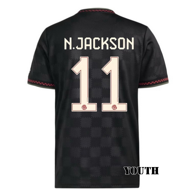 2025/26 Nicolas Jackson #11 Third Youth Soccer Jersey