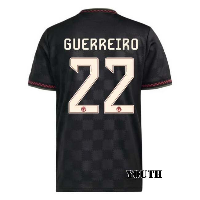 2025/26 Raphael Guerreiro #22 Third Youth Soccer Jersey