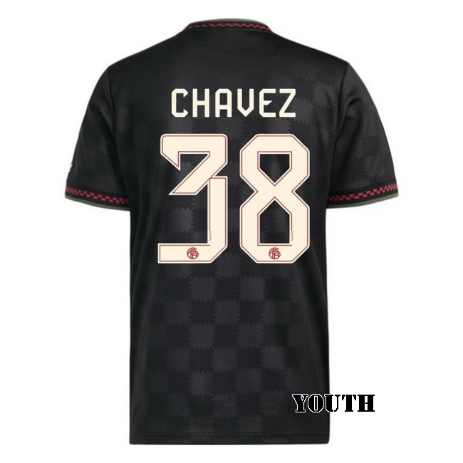 2025/26 Felipe Chavez #38 Third Youth Soccer Jersey