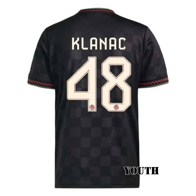 2025/26 Leon Klanac #48 Third Youth Soccer Jersey