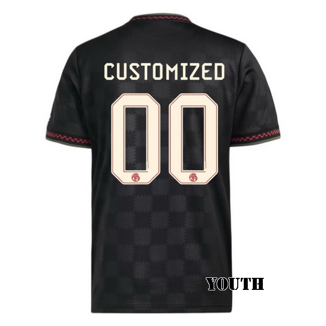 2025/26 Customized A #00 Third Youth Soccer Jersey
