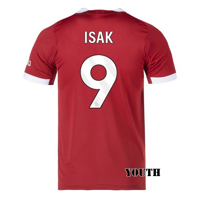 2025/26 Alexander Isak #9 Home Youth Soccer Jersey