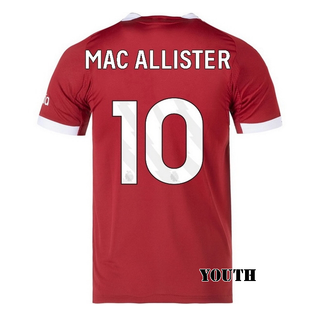 2025/26 Alexis Mac Allister #10 Home Youth Soccer Jersey