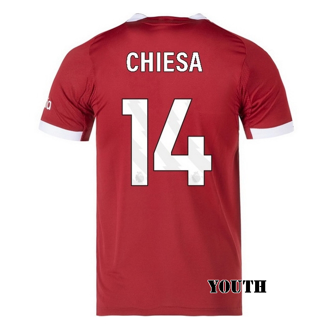2025/26 Federico Chiesa #14 Home Youth Soccer Jersey