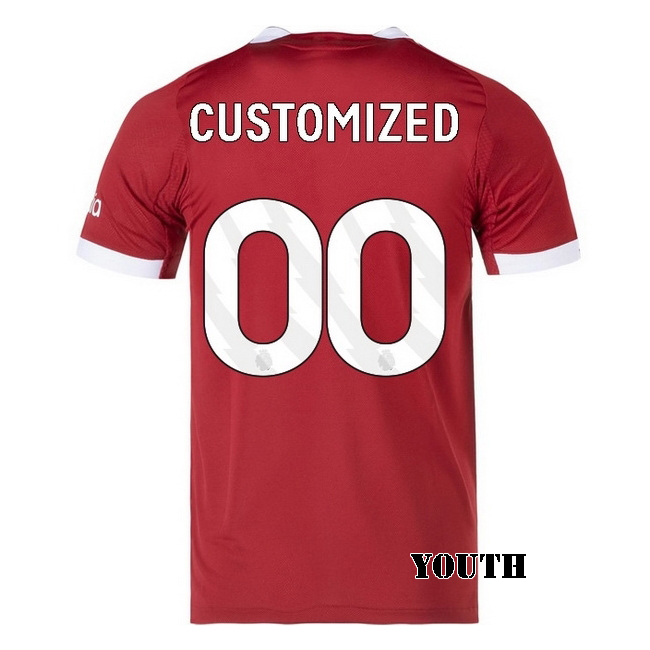 2025/26 CUSTOMIZED R #00 Home Youth Soccer Jersey