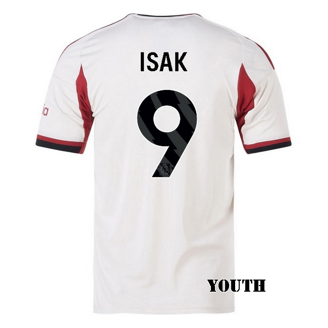 2025/26 Alexander Isak #9 Away Youth Soccer Jersey