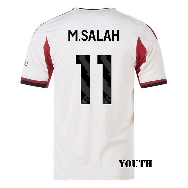2025/26 Mohamed Salah #11 Away Youth Soccer Jersey