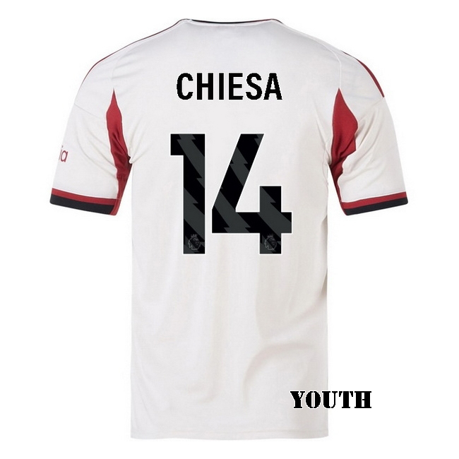 2025/26 Federico Chiesa #14 Away Youth Soccer Jersey