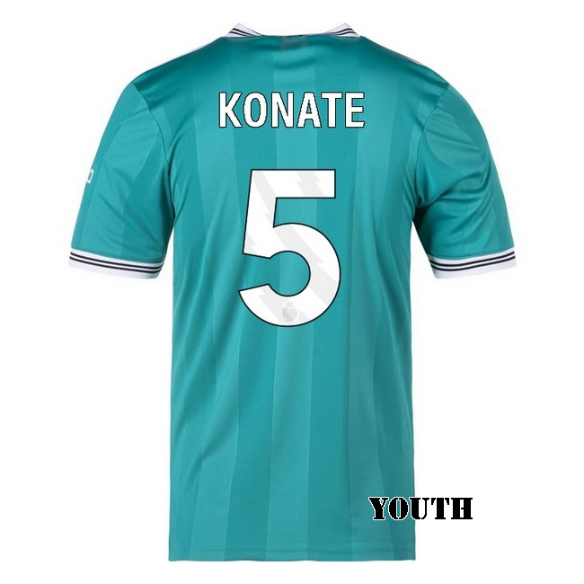 2025/26 Ibrahima Konate #5 Third Youth Soccer Jersey