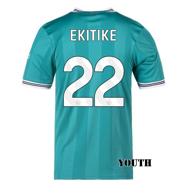 2025/26 Hugo Ekitike #22 Third Youth Soccer Jersey