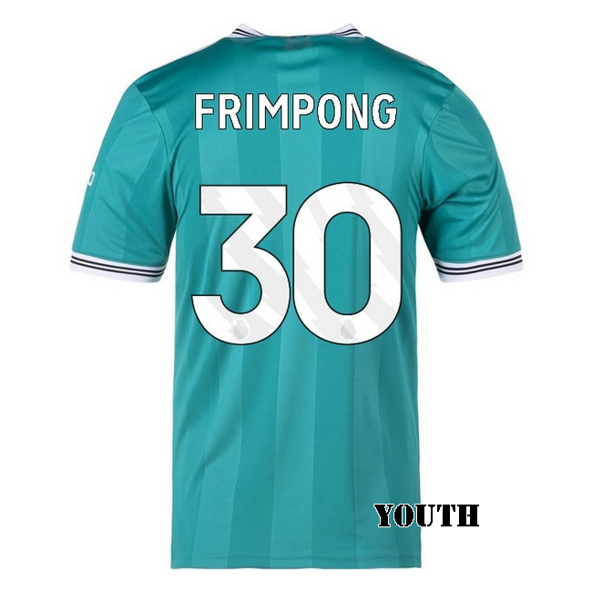 2025/26 Jeremie Frimpong #30 Third Youth Soccer Jersey