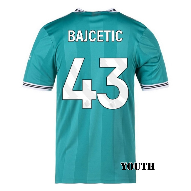 2025/26 Stefan Bajcetic #43 Third Youth Soccer Jersey
