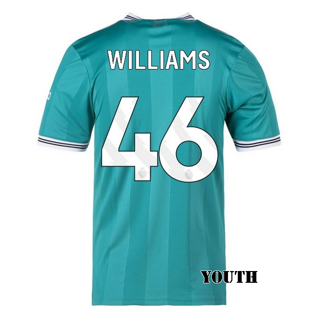 2025/26 Rhys Williams #46 Third Youth Soccer Jersey