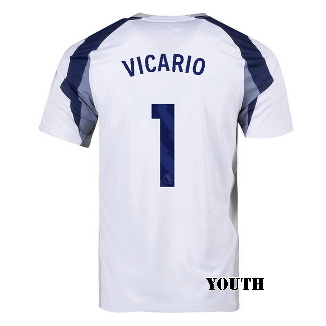 2025/26 Guglielmo Vicario #1 Home Youth Soccer Jersey