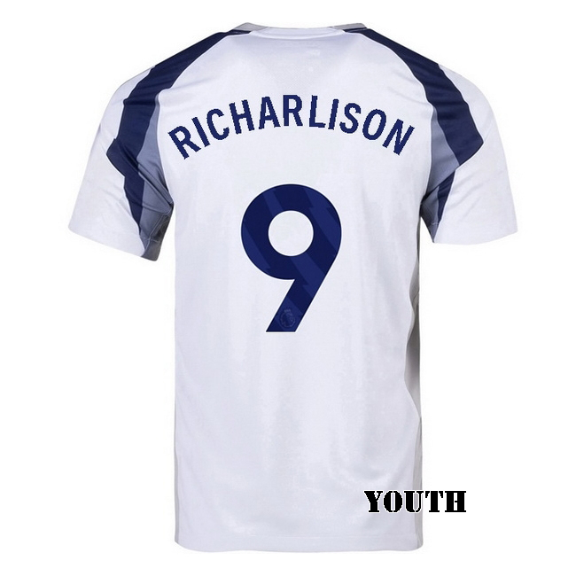 2025/26 Richarlison #9 Home Youth Soccer Jersey