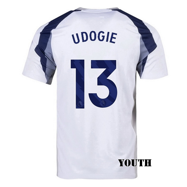 2025/26 Destiny Udogie #13 Home Youth Soccer Jersey