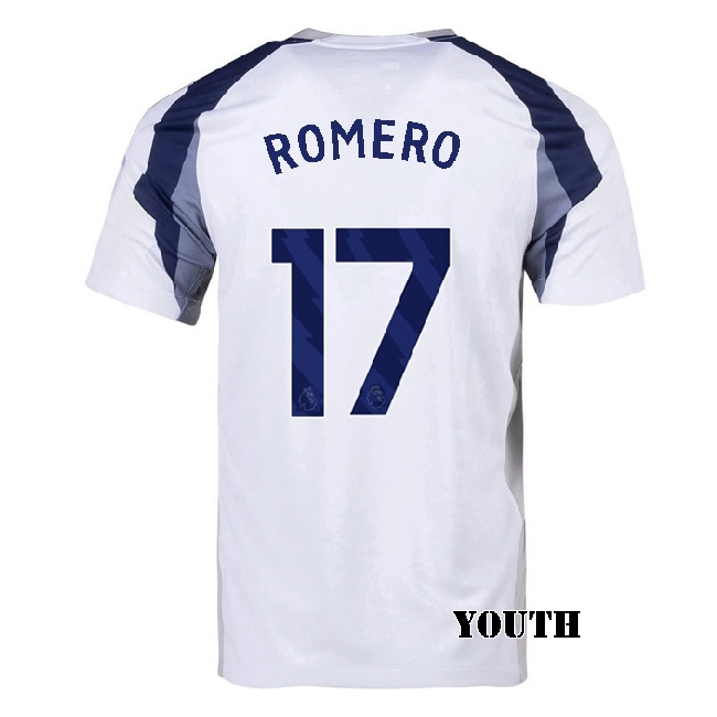 2025/26 Cristian Romero #17 Home Youth Soccer Jersey