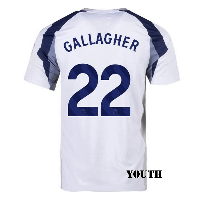 2025/26 Conor Gallagher #22 Home Youth Soccer Jersey