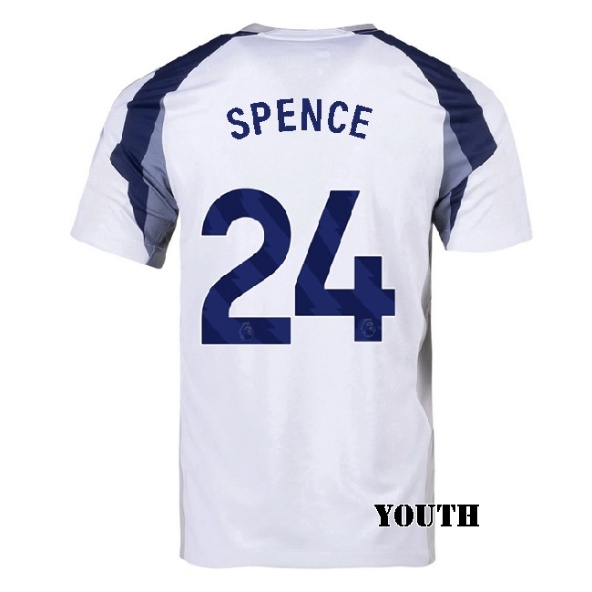 2025/26 Djed Spence #24 Home Youth Soccer Jersey