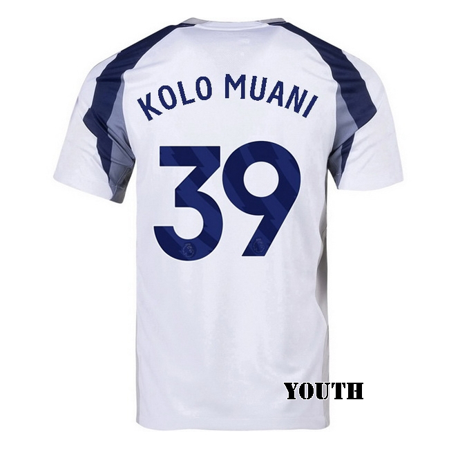 2025/26 Randal Kolo Muani #39 Home Youth Soccer Jersey