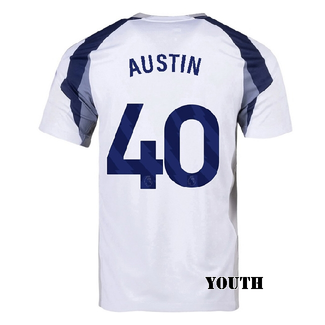 2025/26 Brandon Austin #40 Home Youth Soccer Jersey