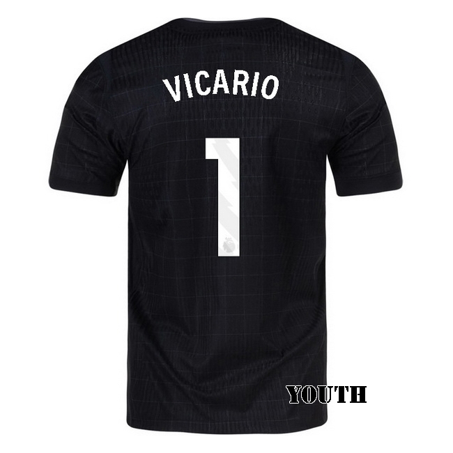 2025/26 Guglielmo Vicario #1 Away Youth Soccer Jersey