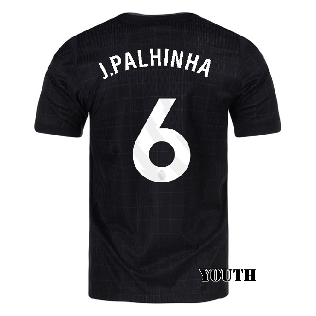 2025/26 Joao Palhinha #6 Away Youth Soccer Jersey