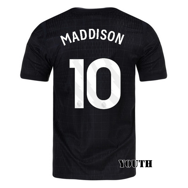 2025/26 James Maddison #10 Away Youth Soccer Jersey