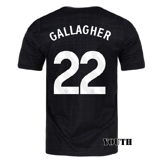 2025/26 Conor Gallagher #22 Away Youth Soccer Jersey