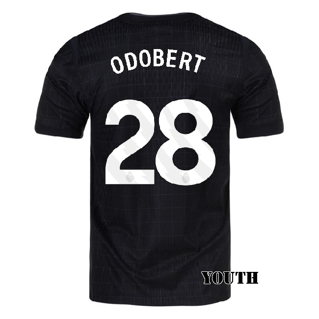 2025/26 Wilson Odobert #28 Away Youth Soccer Jersey