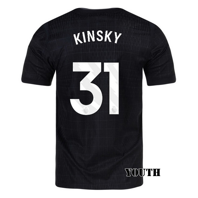 2025/26 Antonin Kinsky #31 Away Youth Soccer Jersey