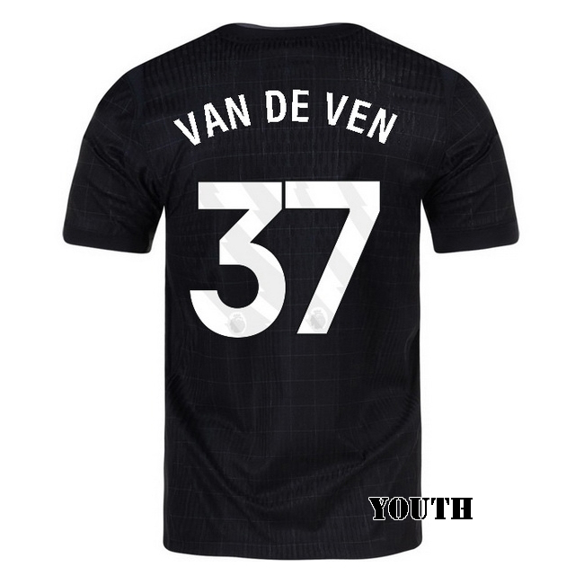2025/26 Micky van de Ven #37 Away Youth Soccer Jersey