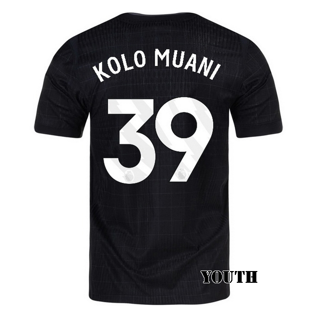 2025/26 Randal Kolo Muani #39 Away Youth Soccer Jersey