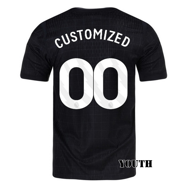 2025/26 CUSTOMIZED C #00 Away Youth Soccer Jersey