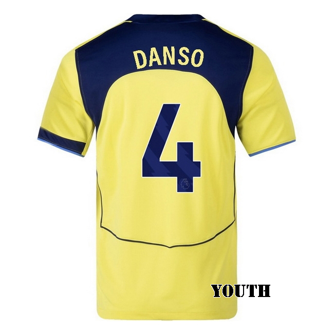2025/26 Kevin Danso #4 Third Youth Soccer Jersey
