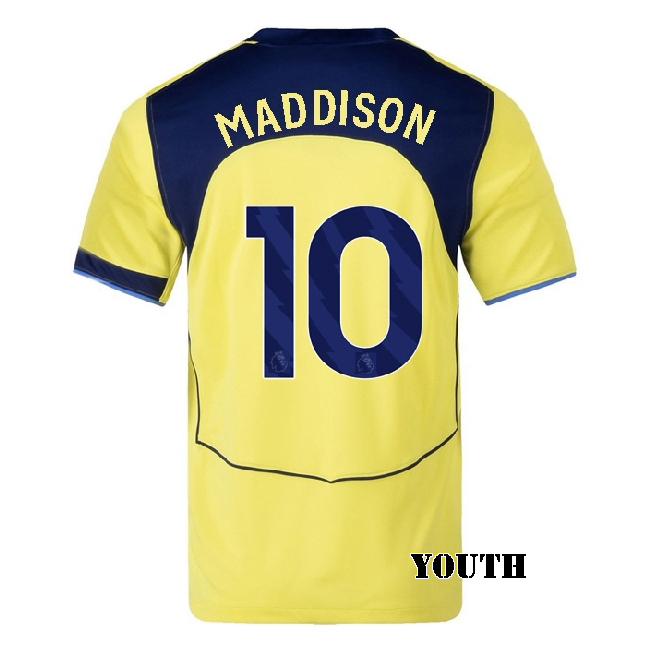 2025/26 James Maddison #10 Third Youth Soccer Jersey