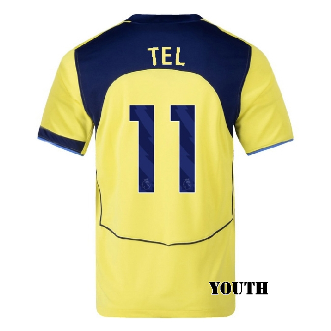 2025/26 Mathys Tel #11 Third Youth Soccer Jersey