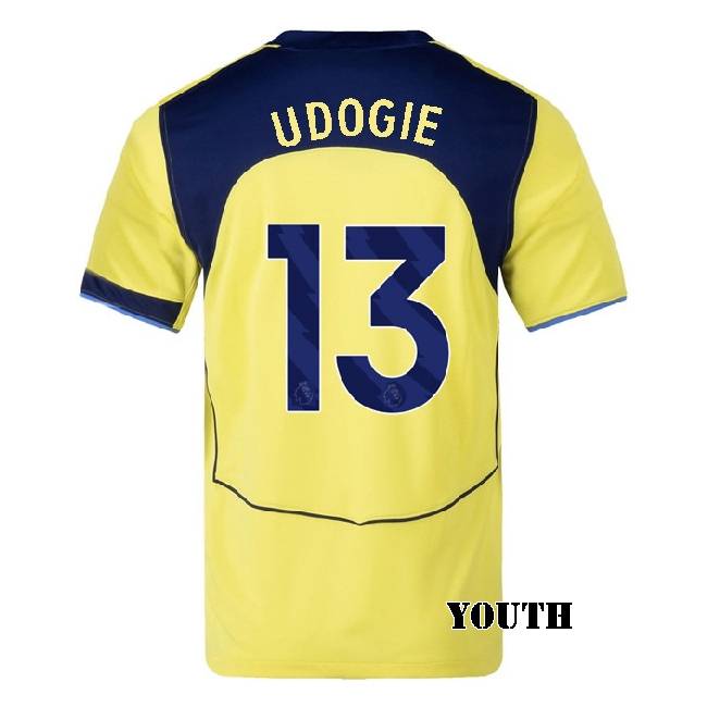 2025/26 Destiny Udogie #13 Third Youth Soccer Jersey