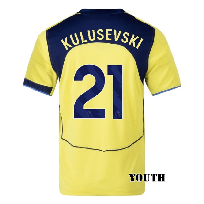2025/26 Dejan Kulusevski #21 Third Youth Soccer Jersey
