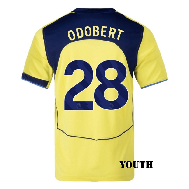2025/26 Wilson Odobert #28 Third Youth Soccer Jersey