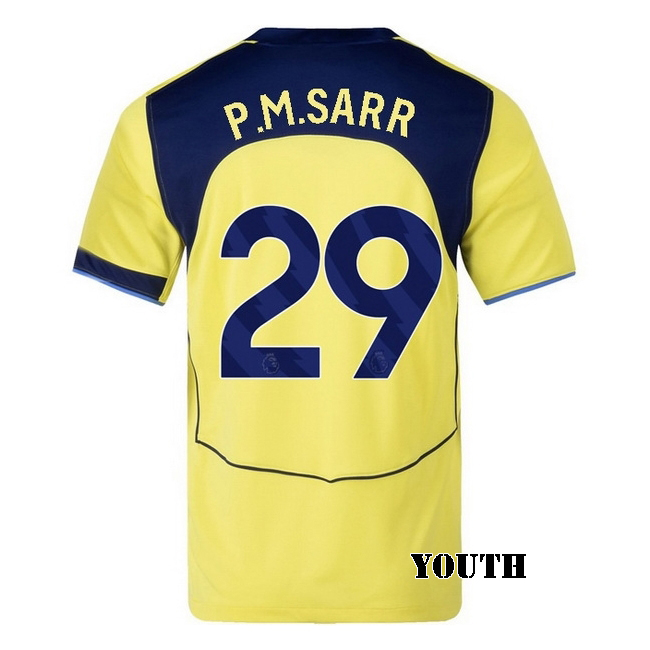 2025/26 Pape Matar Sarr #29 Third Youth Soccer Jersey
