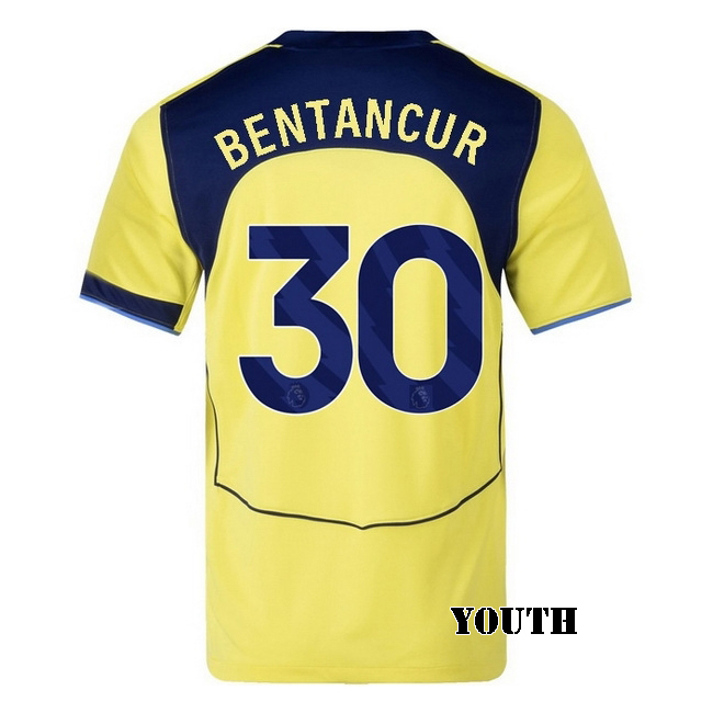 2025/26 Rodrigo Bentancur #30 Third Youth Soccer Jersey