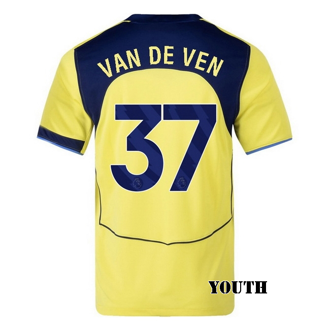 2025/26 Micky van de Ven #37 Third Youth Soccer Jersey